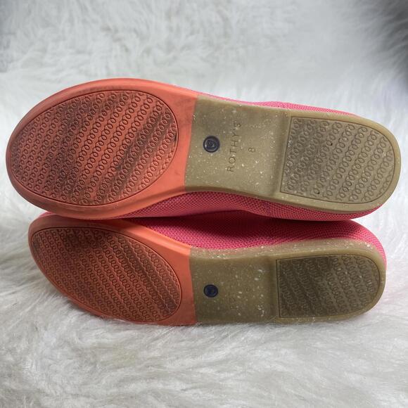 Rothy's Shoes Tropical Pink Round Flats for women size 8 - Picture 6 of 9